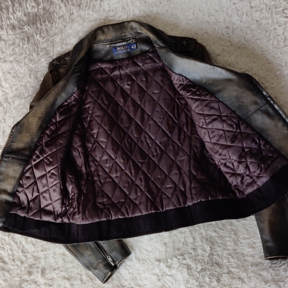 Distressed leather jacket - Picture 11 of 11